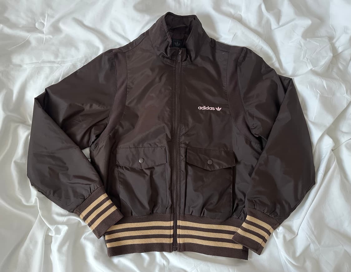 Adidas 아디다스 브라운 누빔 바람막이 점퍼 상품이미지1