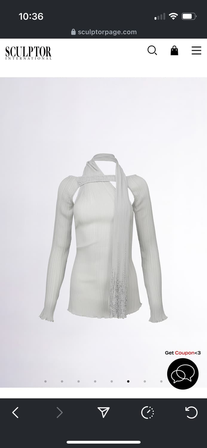 스컬프터 볼레로 블라우스  상품이미지3