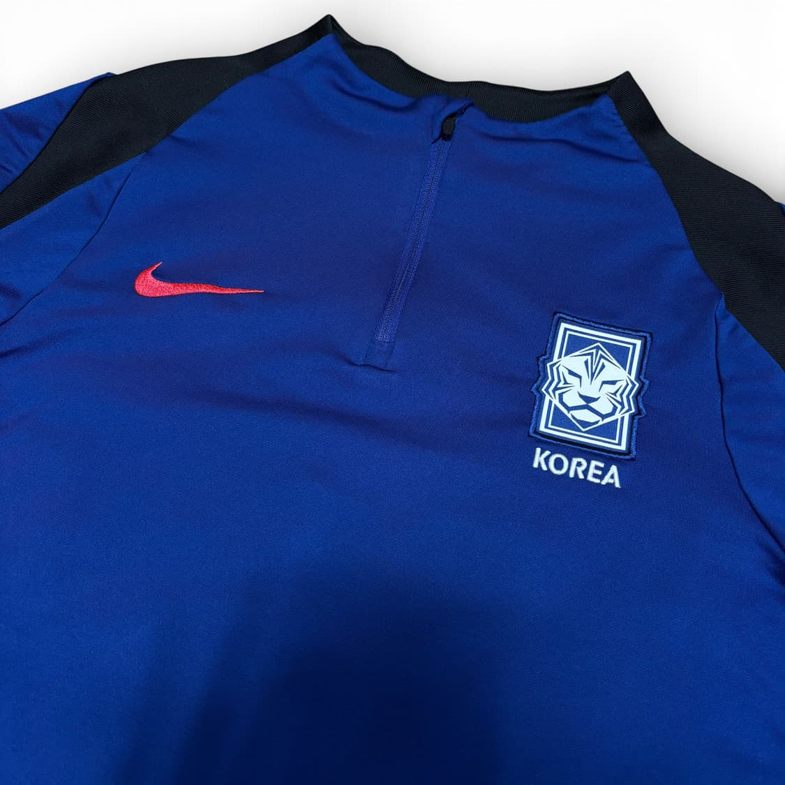 XL 나이키 다크네이비 한국국대 긴팔 반집업 쉘탑 상품이미지2