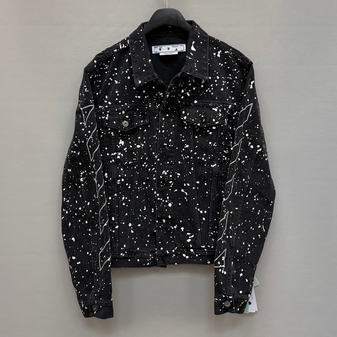 오프화이트 페인팅 이펙트 디아그 데님자켓 ( 100 ) 상품이미지3