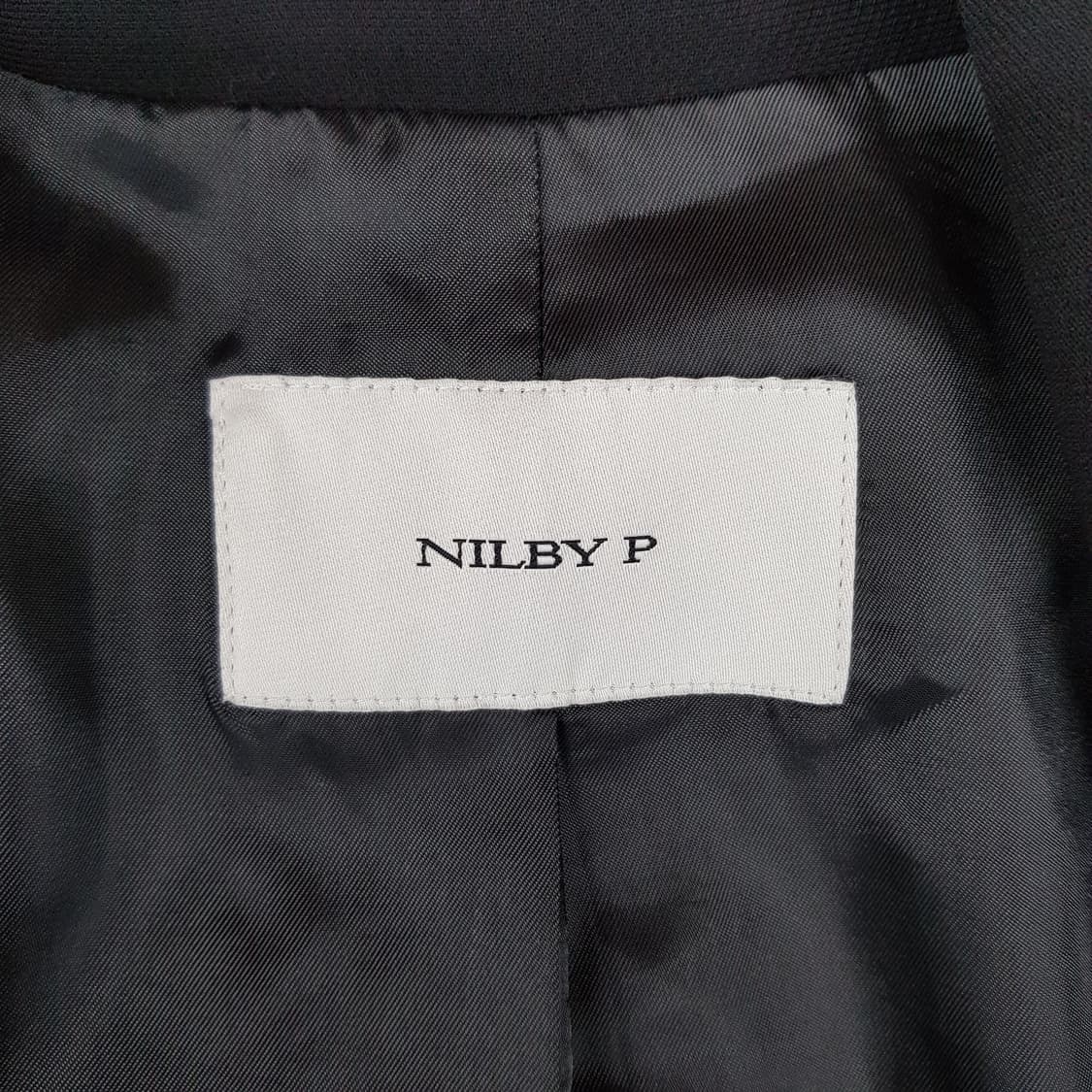 닐바이피(NILBY P) 블랙 클래식 싱글 테일러드 자켓 32사이즈 상품이미지4