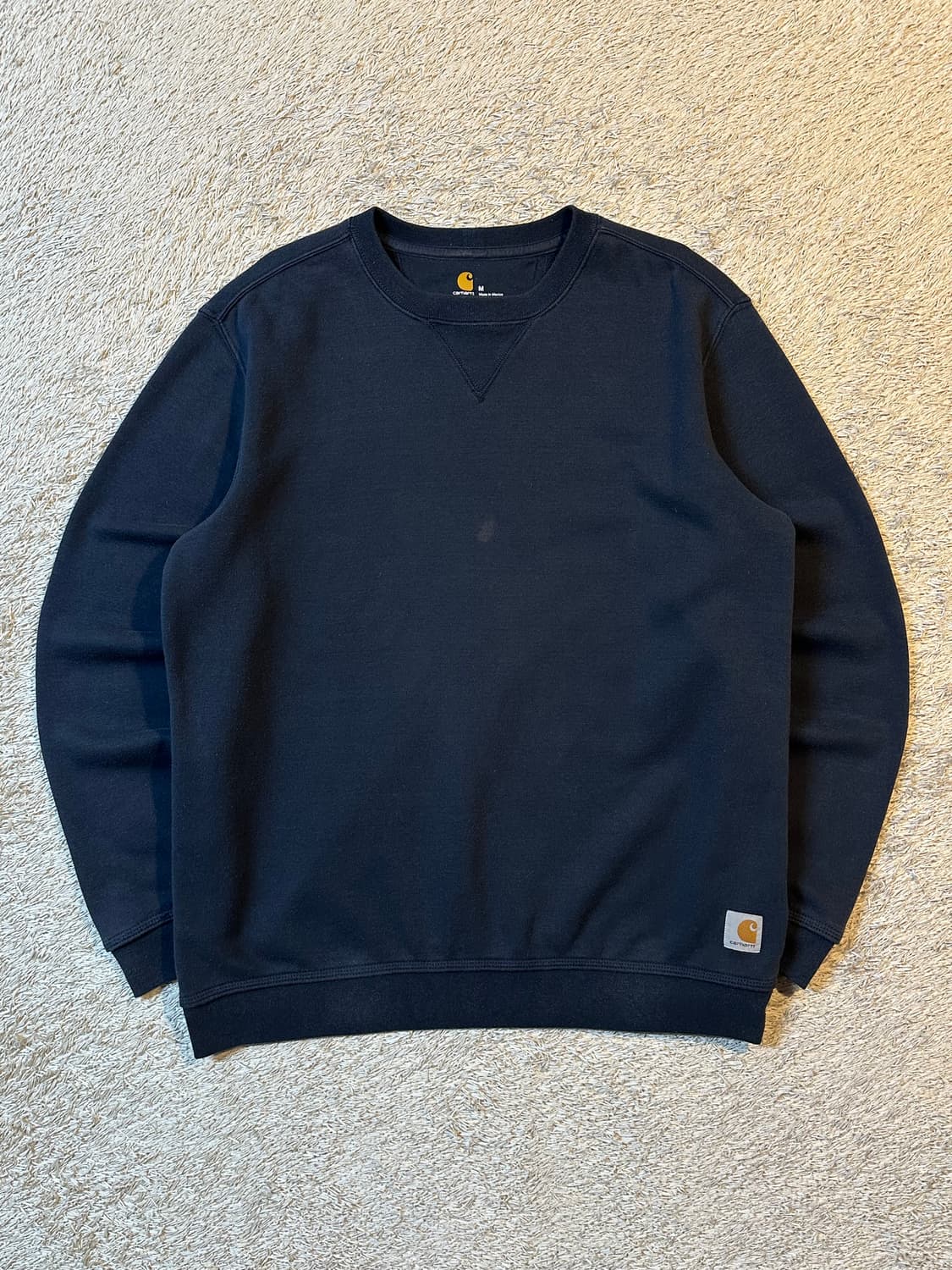 칼하트 CARHARTT 미드웨이트 오리지널핏 맨투맨 네이비 상품이미지1