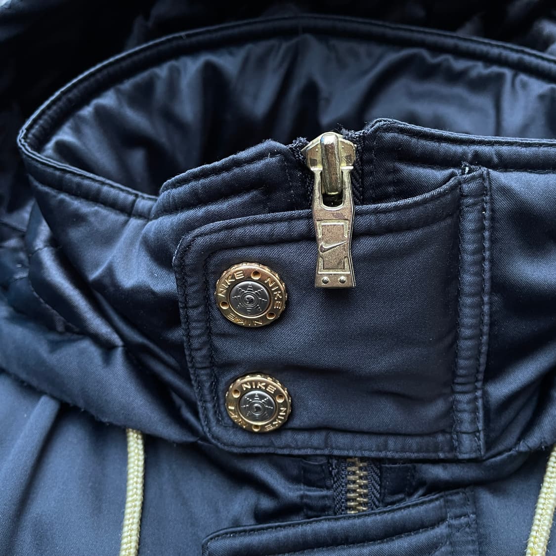 90s 나이키 스키 라인 대장급 올드스쿨 점퍼 빅로고 패딩 자켓 XL 상품이미지7