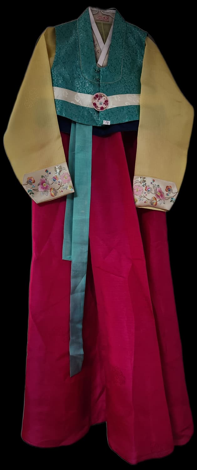 여성 한복세트 핑크 치마  160/55~66 상품이미지1