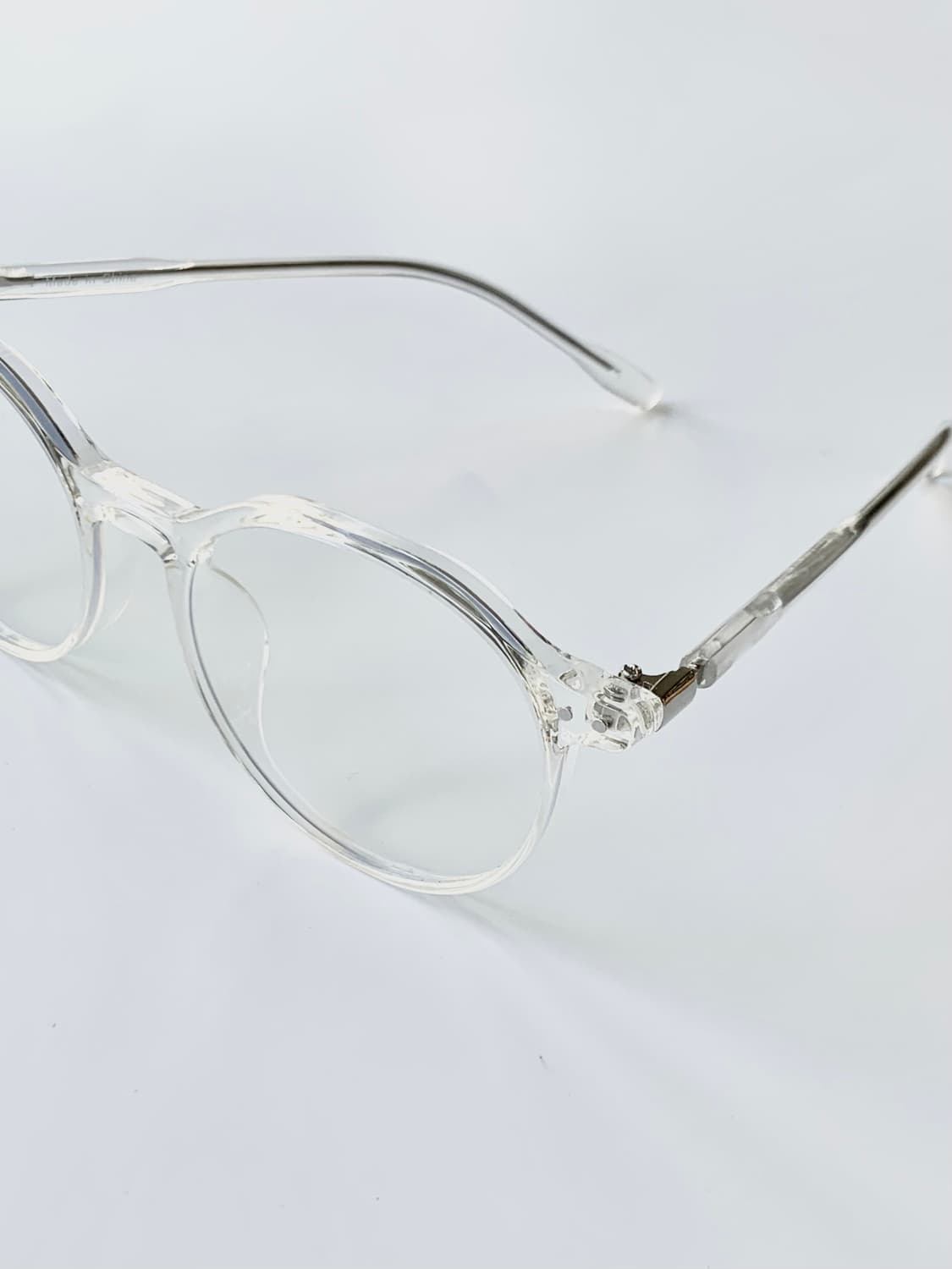 오피스 라운드 오버사이즈 블루라이트 렌즈 장착 뿔테 326 상품이미지3