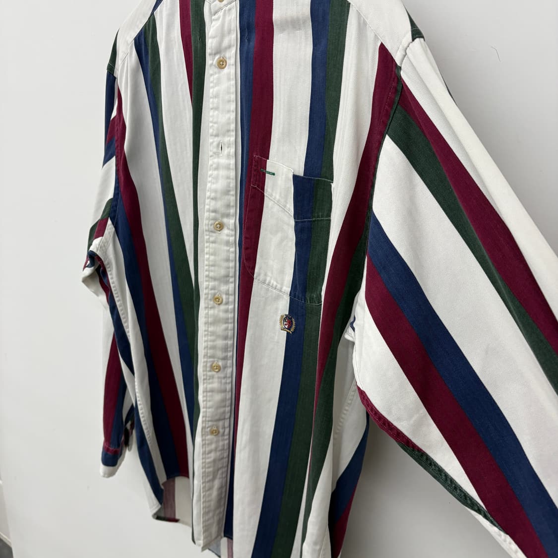 타미힐피거 스트라이프 셔츠 남성XL 상품이미지3