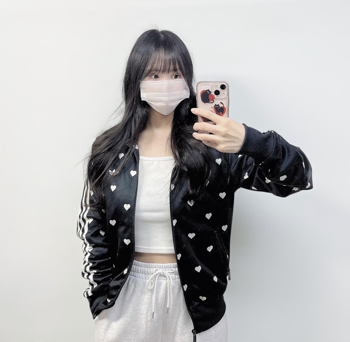 아디다스 하트 도트 파이어버드 트랙탑 져지 상품이미지1