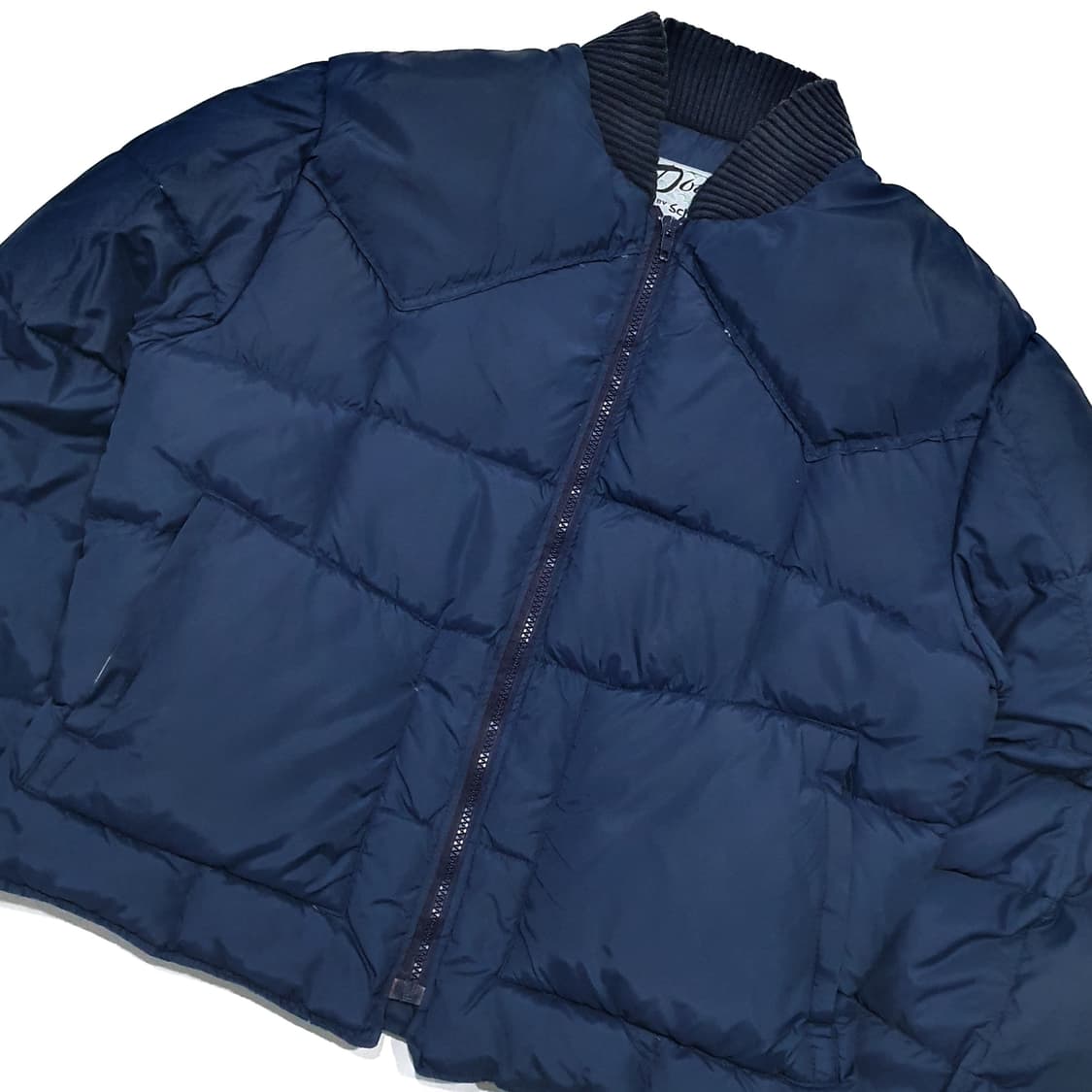 schott 웨스턴 다운 80s 숏 패딩 L (105) 스카이라이너 상품이미지3