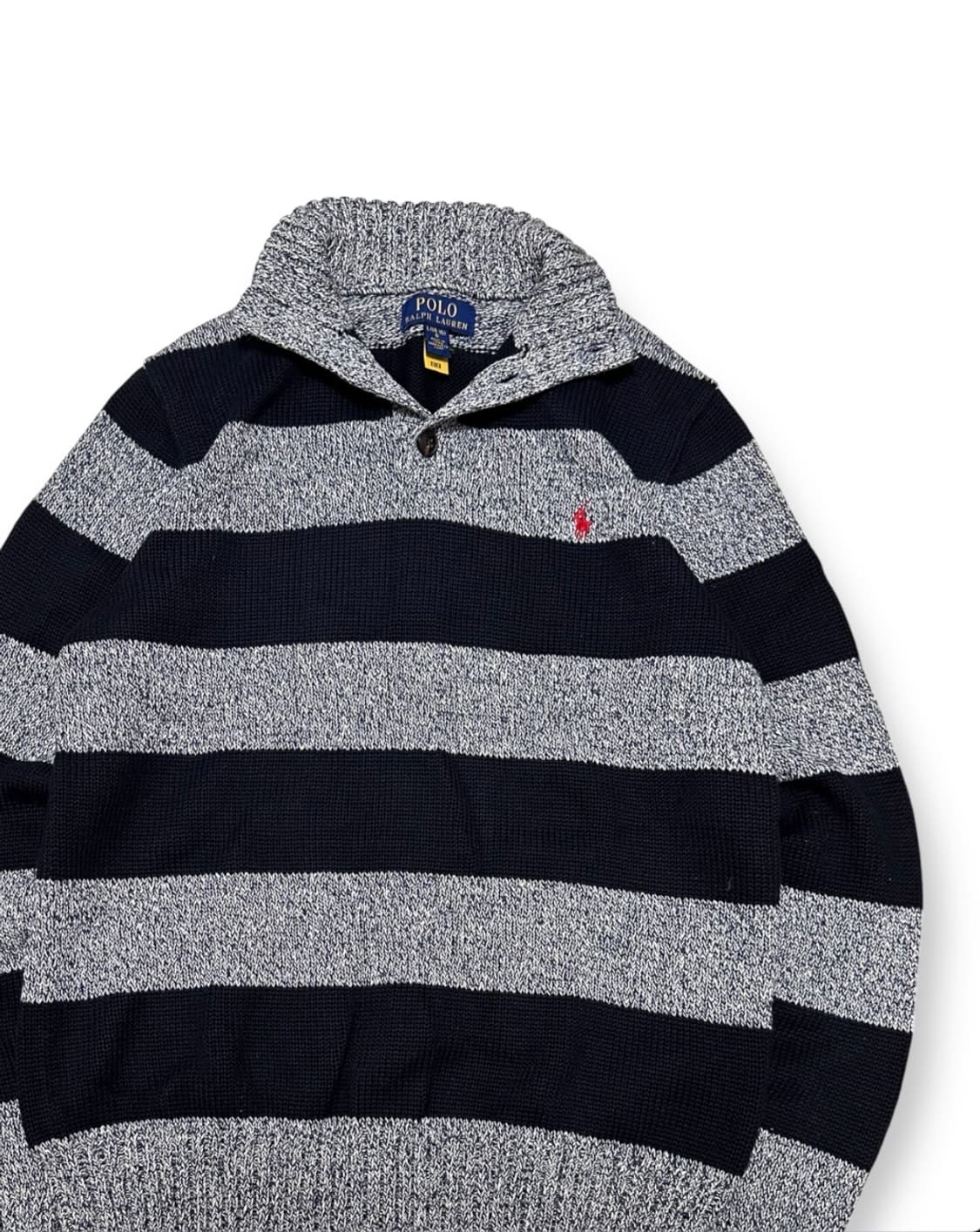 폴로 랄프로렌 스트라이프 하프넥 니트 상품이미지2