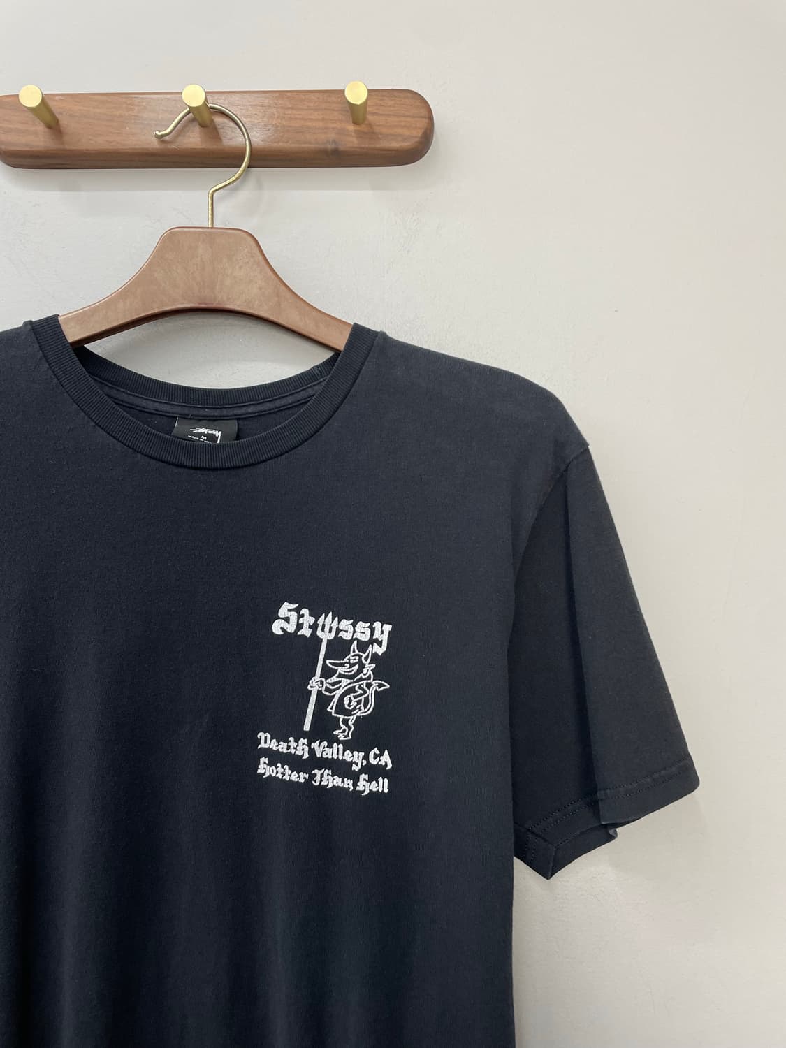 스투시 호러 댄 헬 블랙 반팔티 H1114 상품이미지3