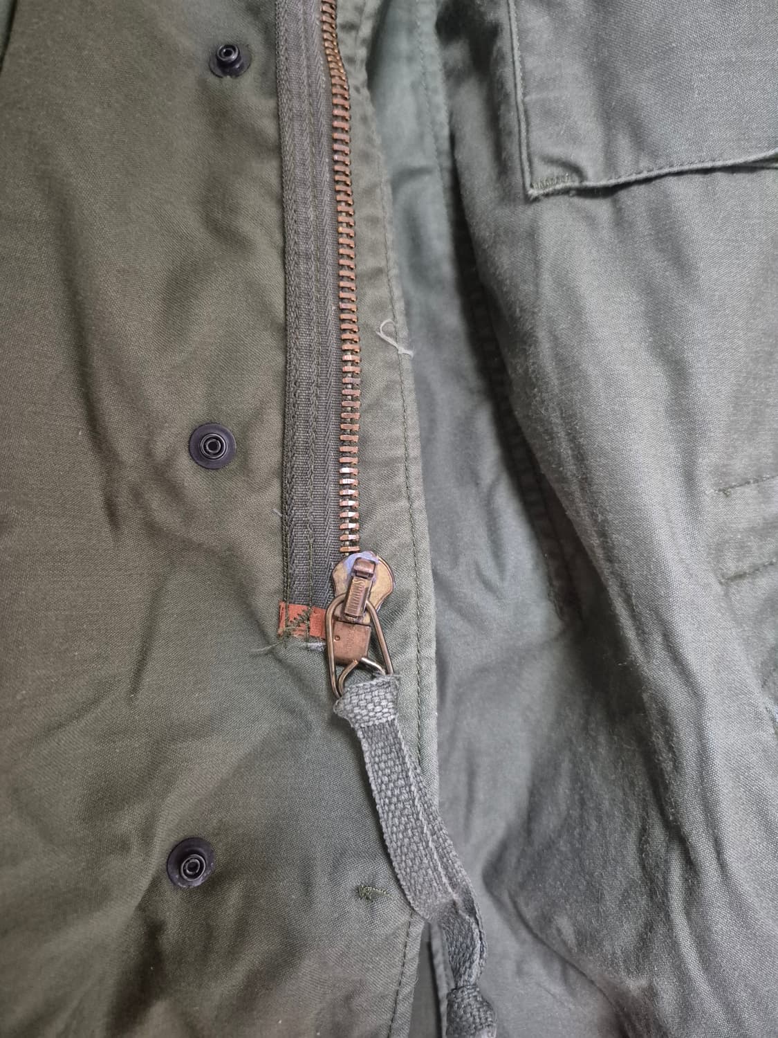 90s made in USA 알파 민수용 M65 필드자켓 M/R 상품이미지3