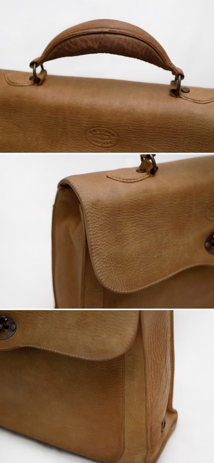 자넬라토 포스트맨 이탈리안 바게타레더 가죽 브리프케이스 상품이미지8