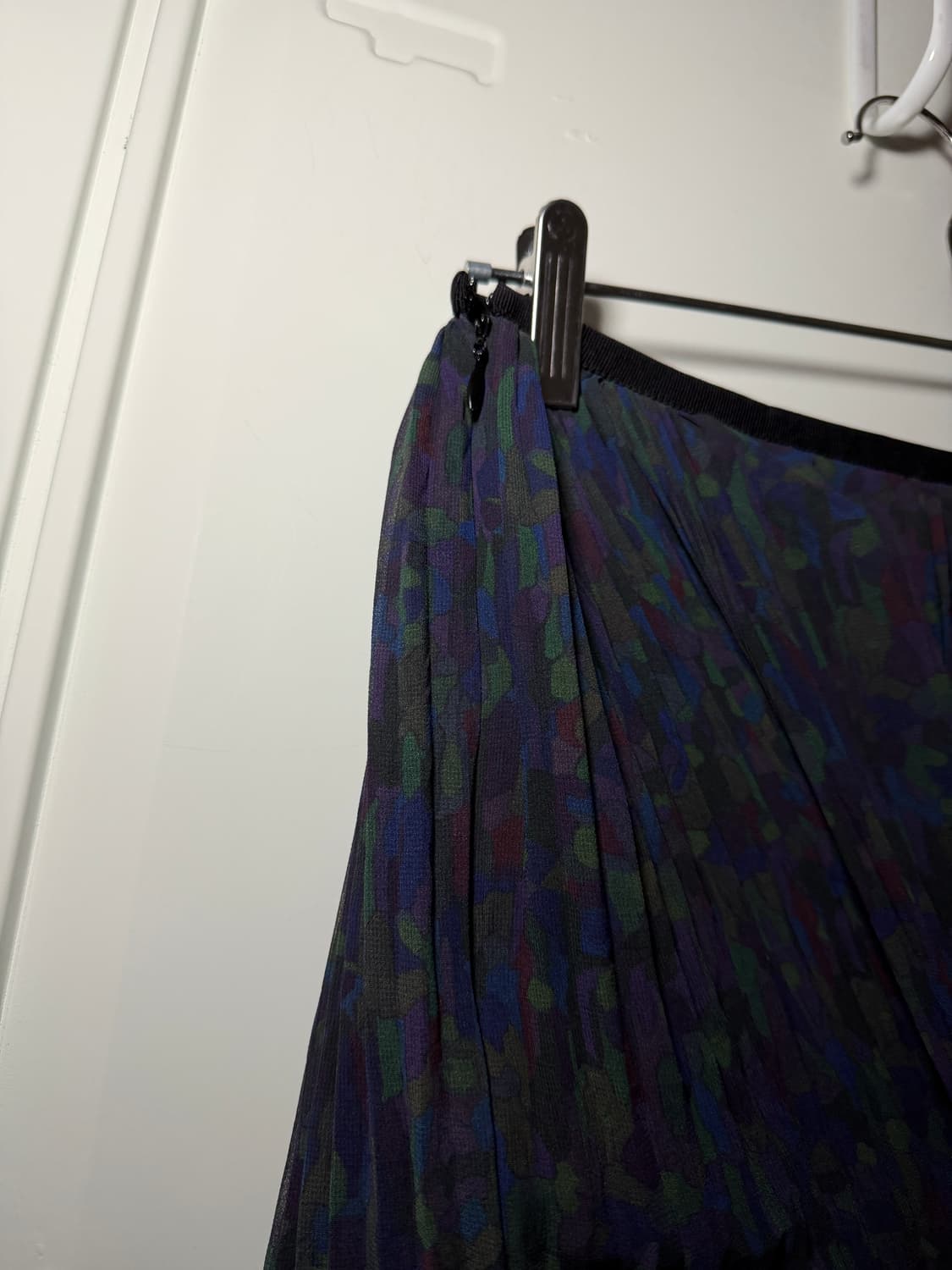 일본빈티지 블루그린 플리츠 스컽 상품이미지8