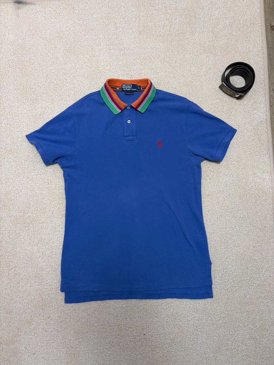 L) 폴로 랄프로렌 반팔 카라티 pk티 블루 상품이미지2