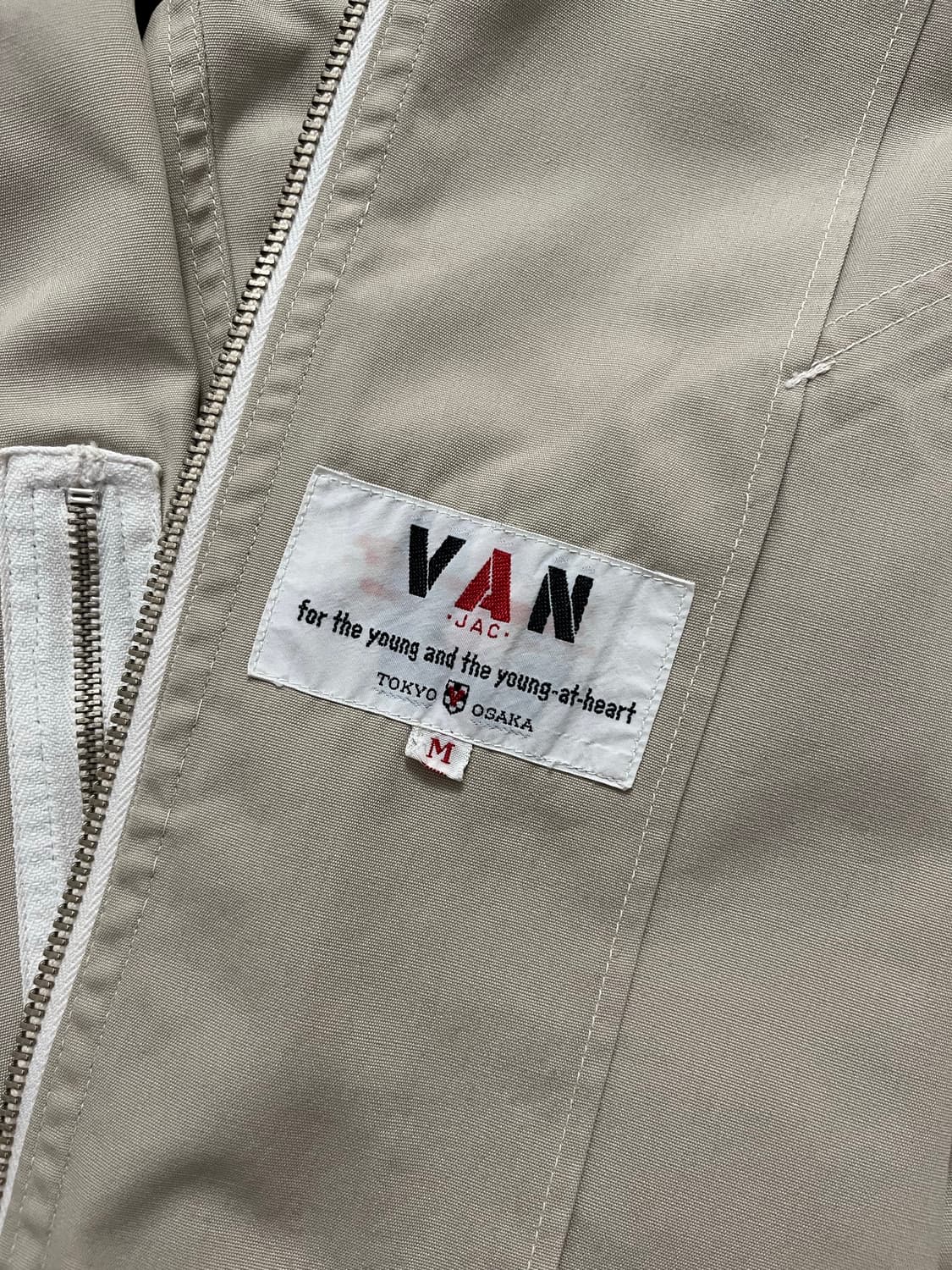 빈티지 VAN JAC 에비에이터 크롭 코튼 자켓 상품이미지8