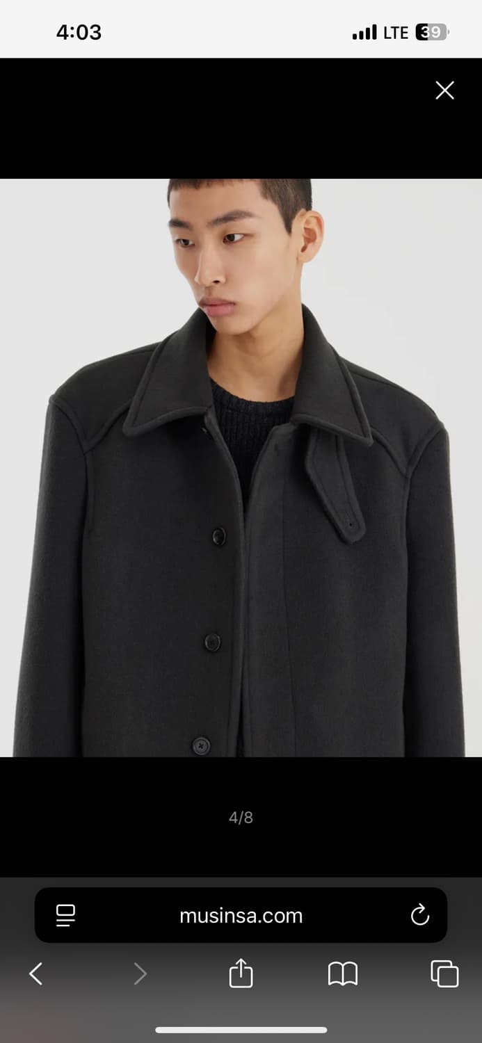 Youth mac coat 차콜 L 상품이미지3