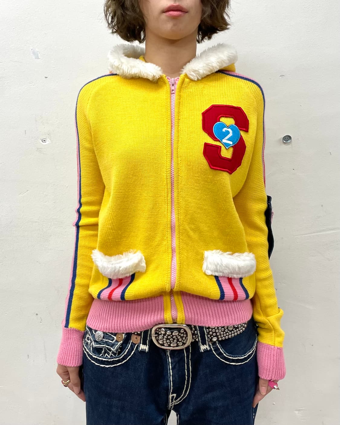 32 Heart denim pocket hoodie jacket 상품이미지3