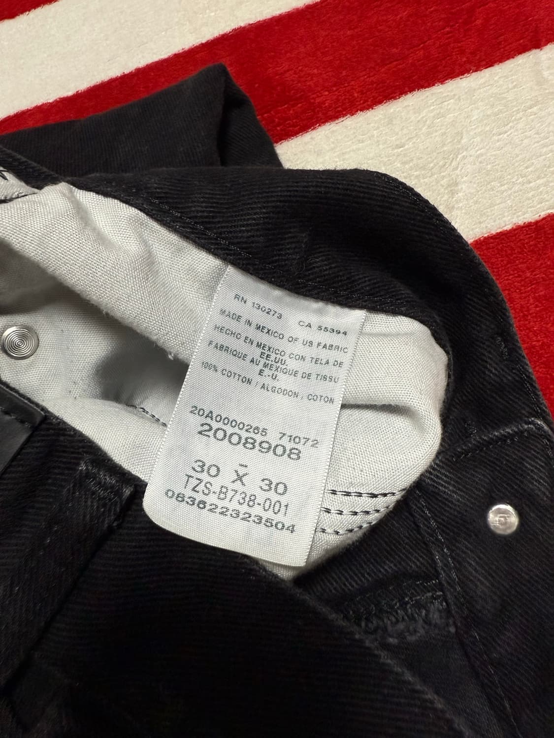 Lee 블랙진 빈티지블랙진 vintage Lee blackjeans 상품이미지7