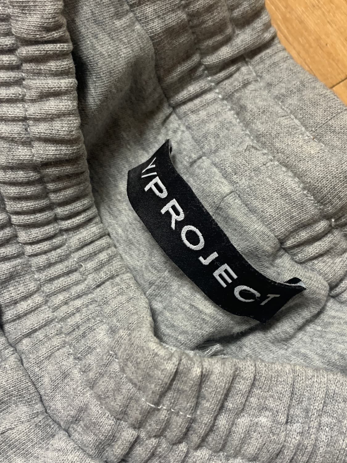 Y/PROJECT 레이어드 데님 오버 조깅 팬츠 그레이 상품이미지5