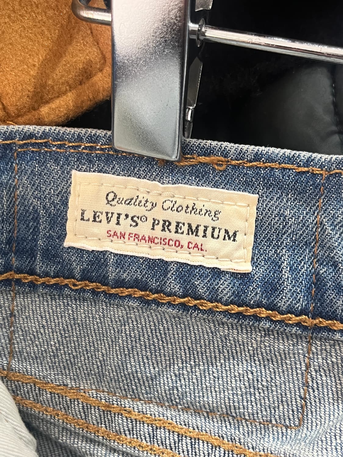 (새 상품) Levi’s 505 연청 8부 데님 상품이미지6