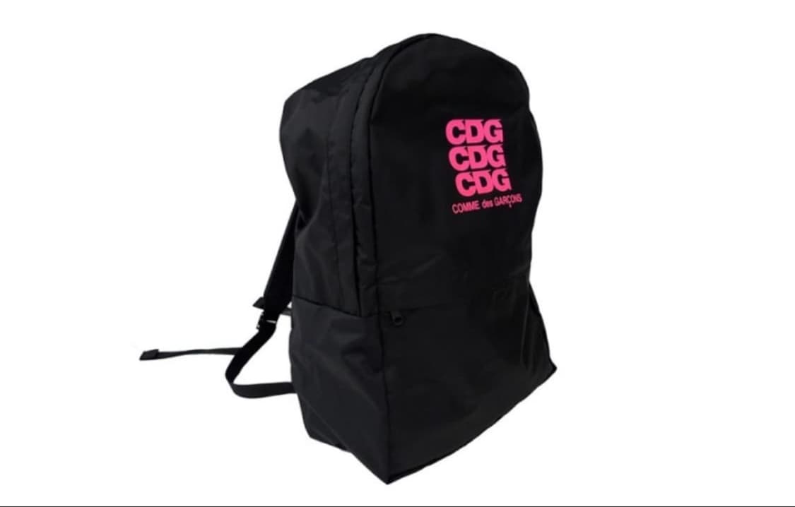 cdg 백팩 블랙 핑크 (미개봉) 상품이미지1