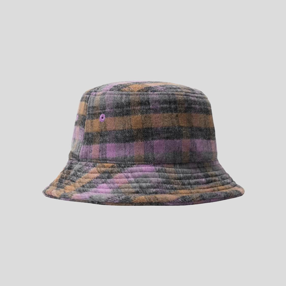 스투시 STUSSY 퍼플 브러쉬드 플레인 버킷햇 새상품 상품이미지3