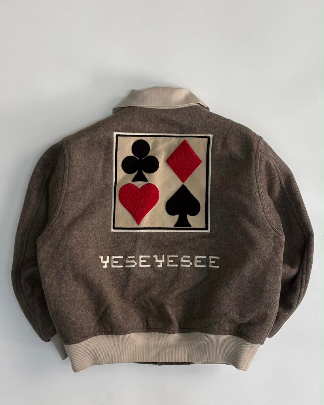 [S] 예스 아이씨 포커 울 바시티 자켓 상품이미지2