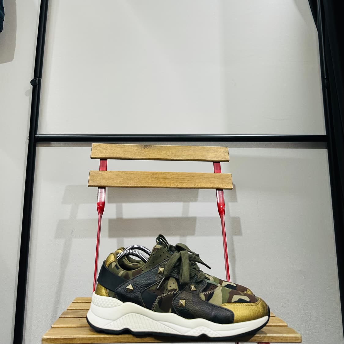 EU40) 260 ASH 아쉬 운동화 남성 남자 신발 카모 카키 골드 상품이미지1