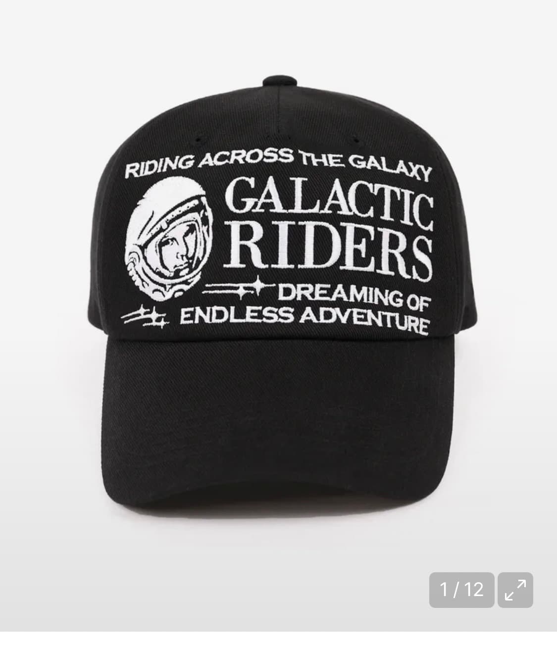 넥스트도어립스 GALACTIC RIDERS CAP BLACK  상품이미지1