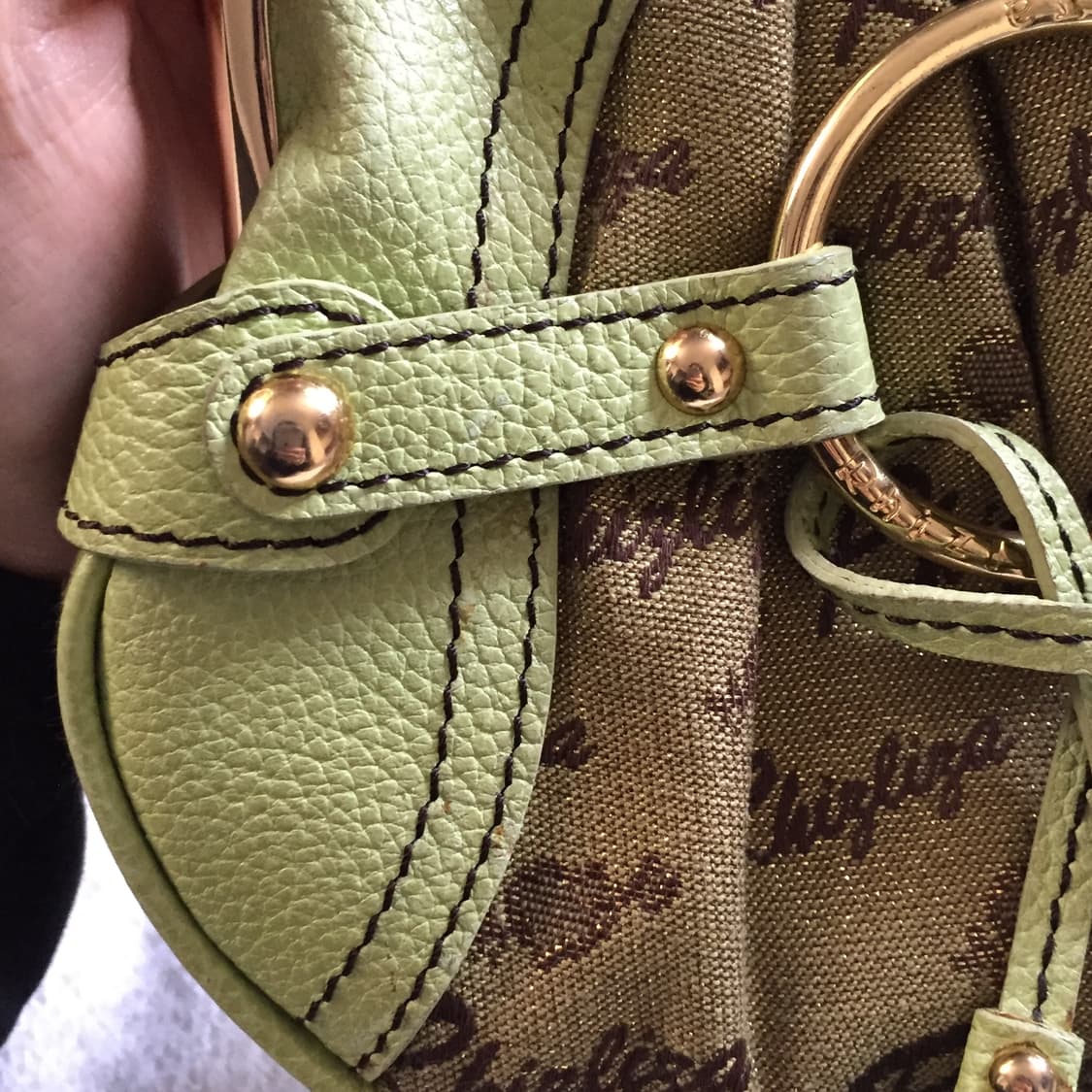 Liz lisa 갸루 글리터 소가죽 클러치 미니 체인백 상품이미지7