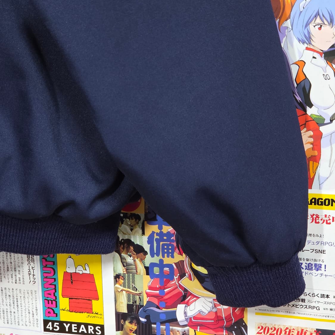 JPN 토라이치 메카닉 네이비 퍼 봄버 점퍼 상품이미지8