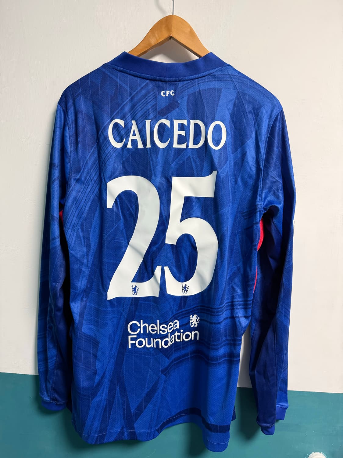 25/26 첼시 홈 챔스 긴팔 #25 카이세도 상품이미지2
