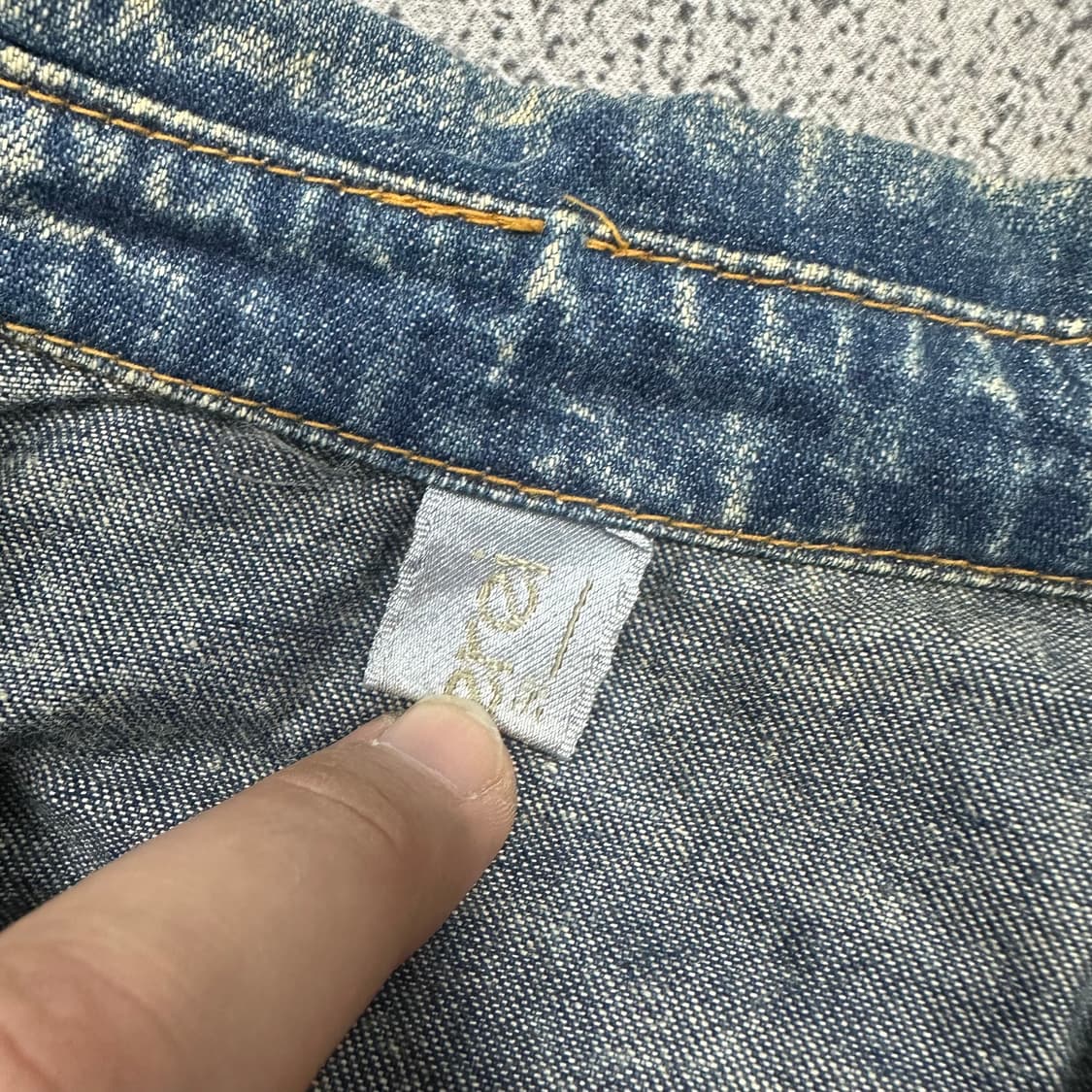 ✨ (바배) 워시드 돌청 데님 셔츠  상품이미지3