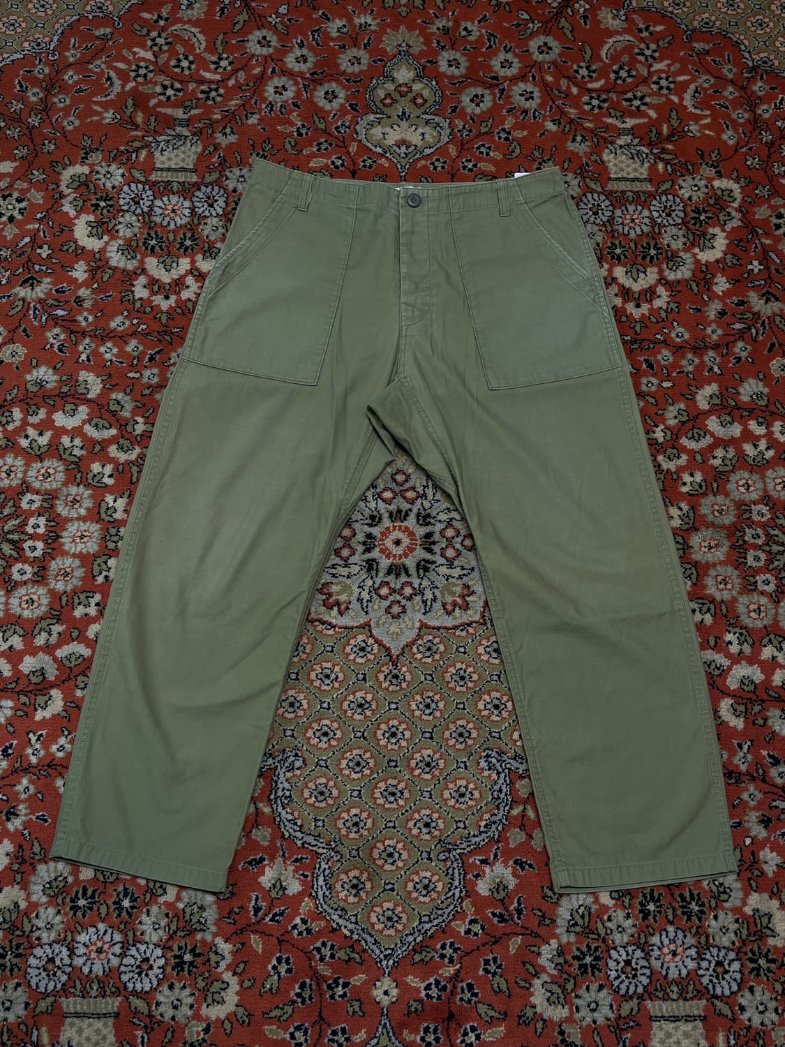 [L] 헤리티지플로스 퍼티그 팬츠 카키 상품이미지1