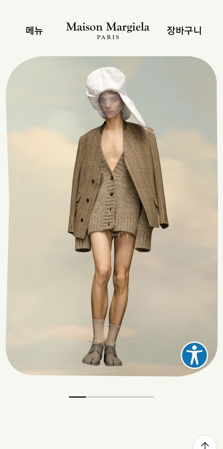 메종마르지엘라 체크블레이저 상품이미지1