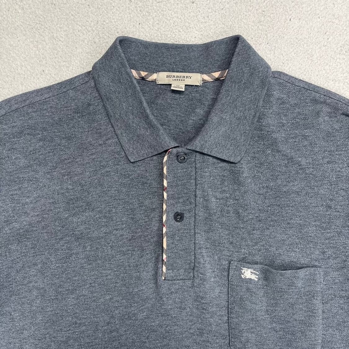  BURBERRY PK 카라티 그레이 M 상품이미지2