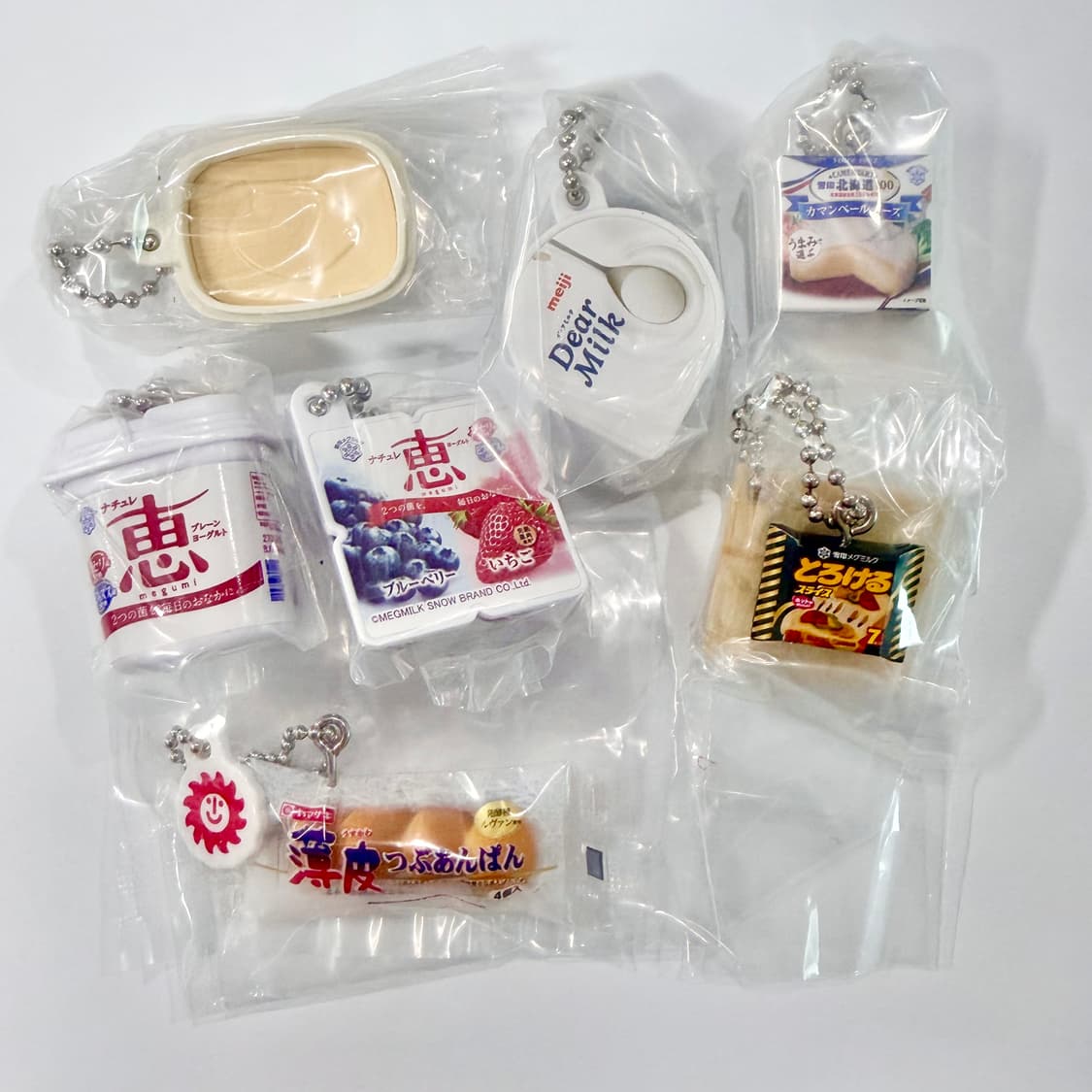 식품 가챠 7개 일괄 빵 버터 요거트 치즈 상품이미지2