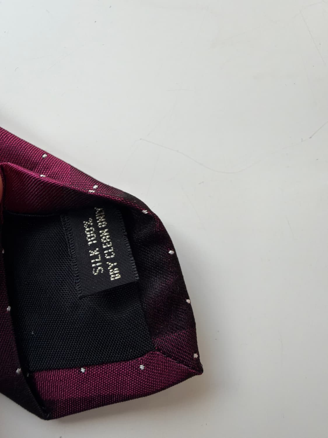 마지(Maji) 슬림 실크 넥타이 6.8cm 상품이미지6