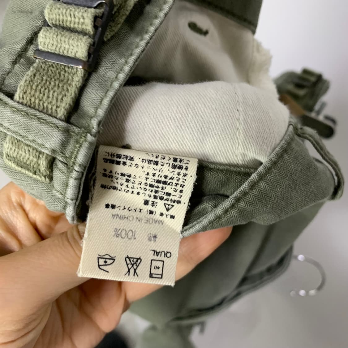 아비렉스 00s y2k 빈티지 애쉬 카키 버뮤다 팬츠 반바지 32인치 상품이미지5