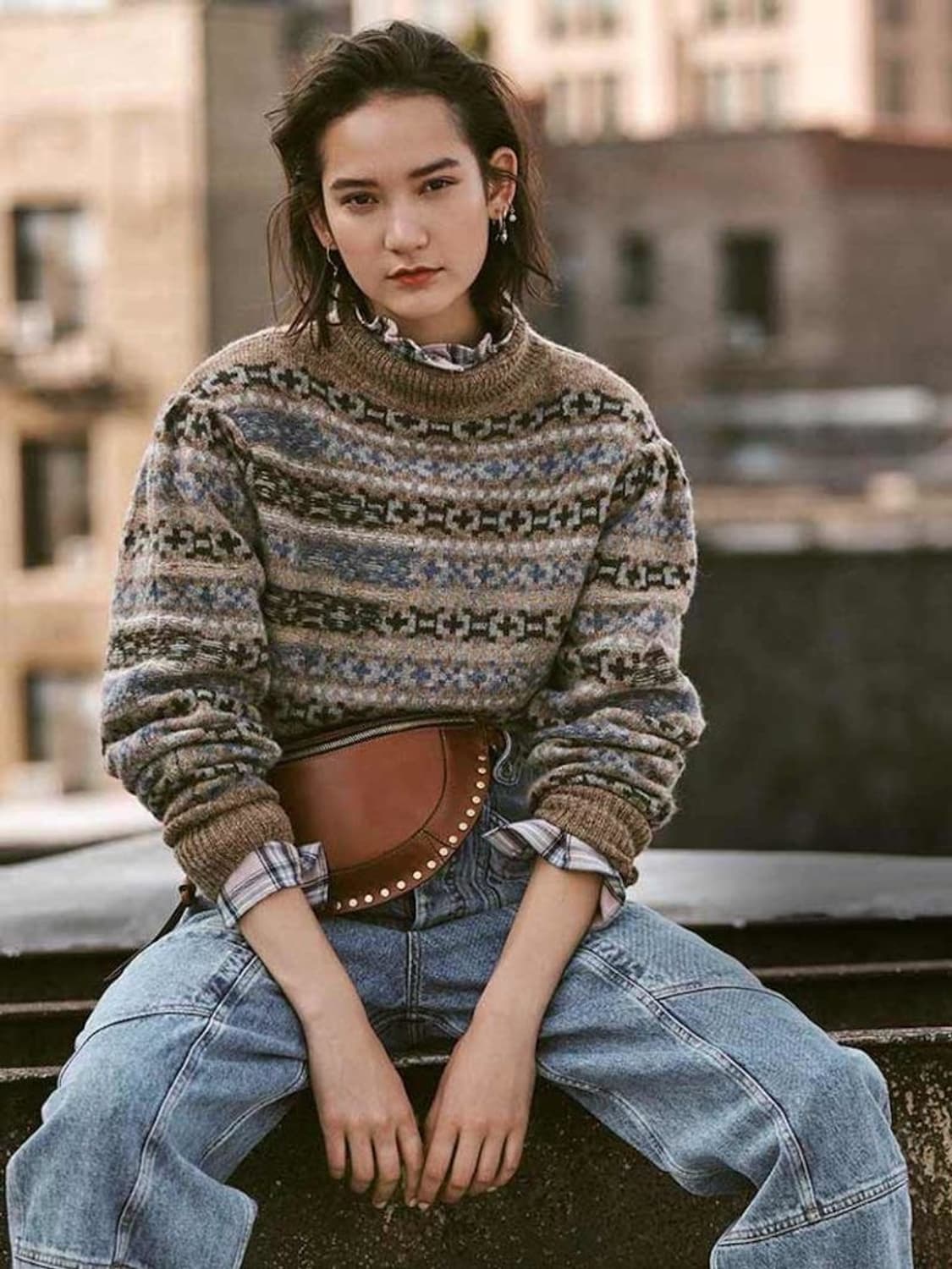 빈티지니트_페어아일 패턴니트 (울100) 상품이미지6