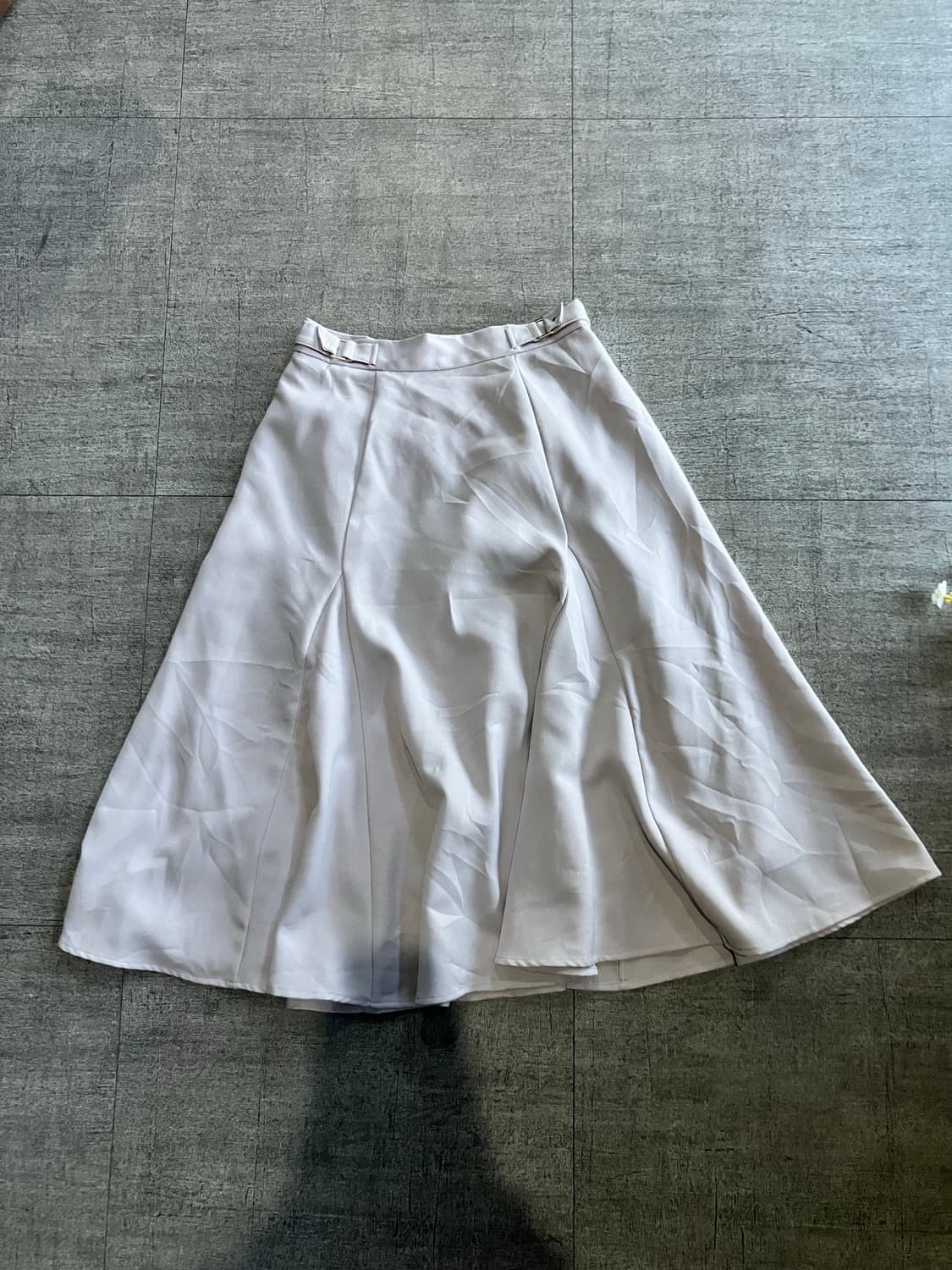 일본빈티지 하구미모리걸 달천깔페어리 아오이유우 퍼퓰럼 a핏 미디스커트 상품이미지1