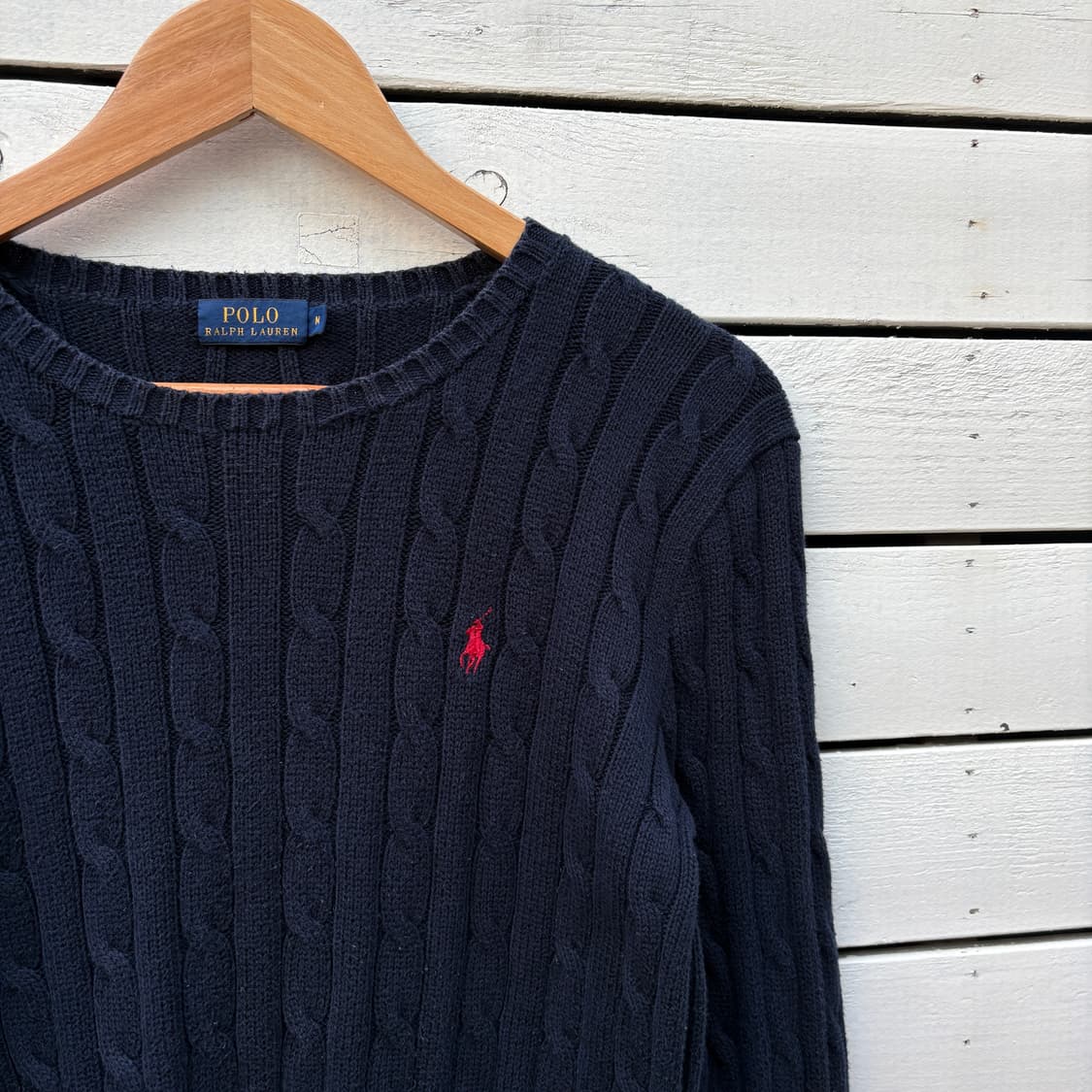 Polo 폴로 케이블 꽈배기 니트 상품이미지3