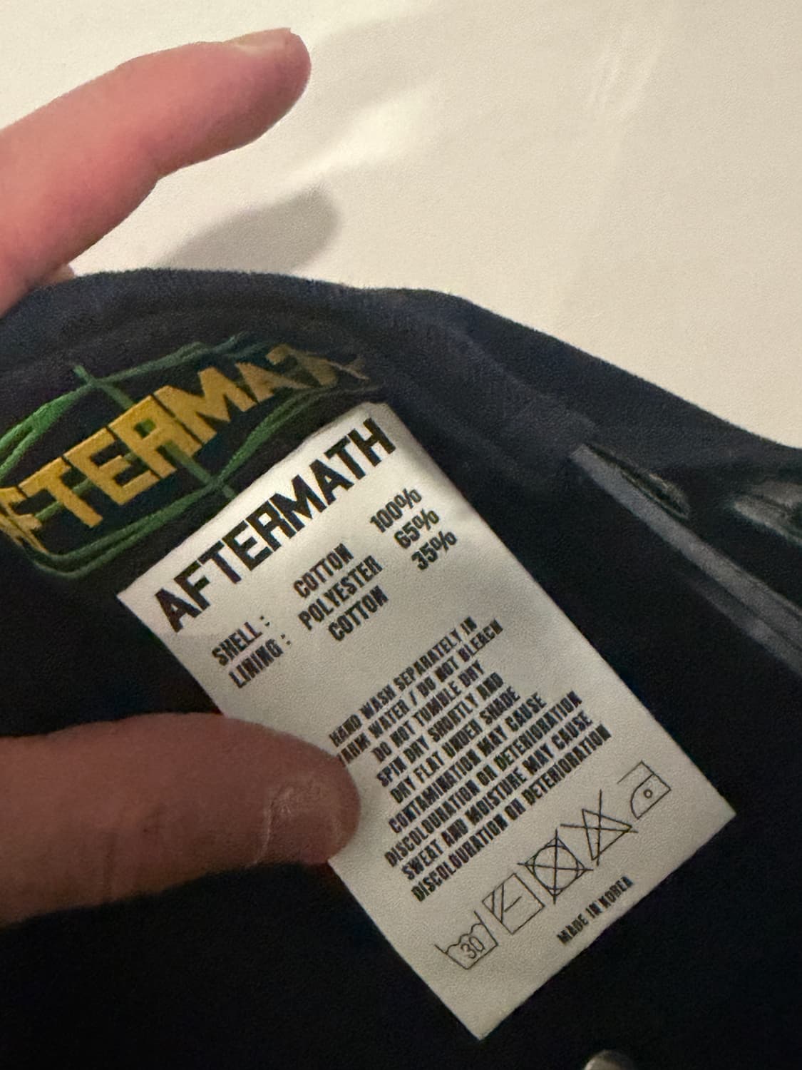 애프터매스 x 딤즈 네이비 볼캡 상품이미지3