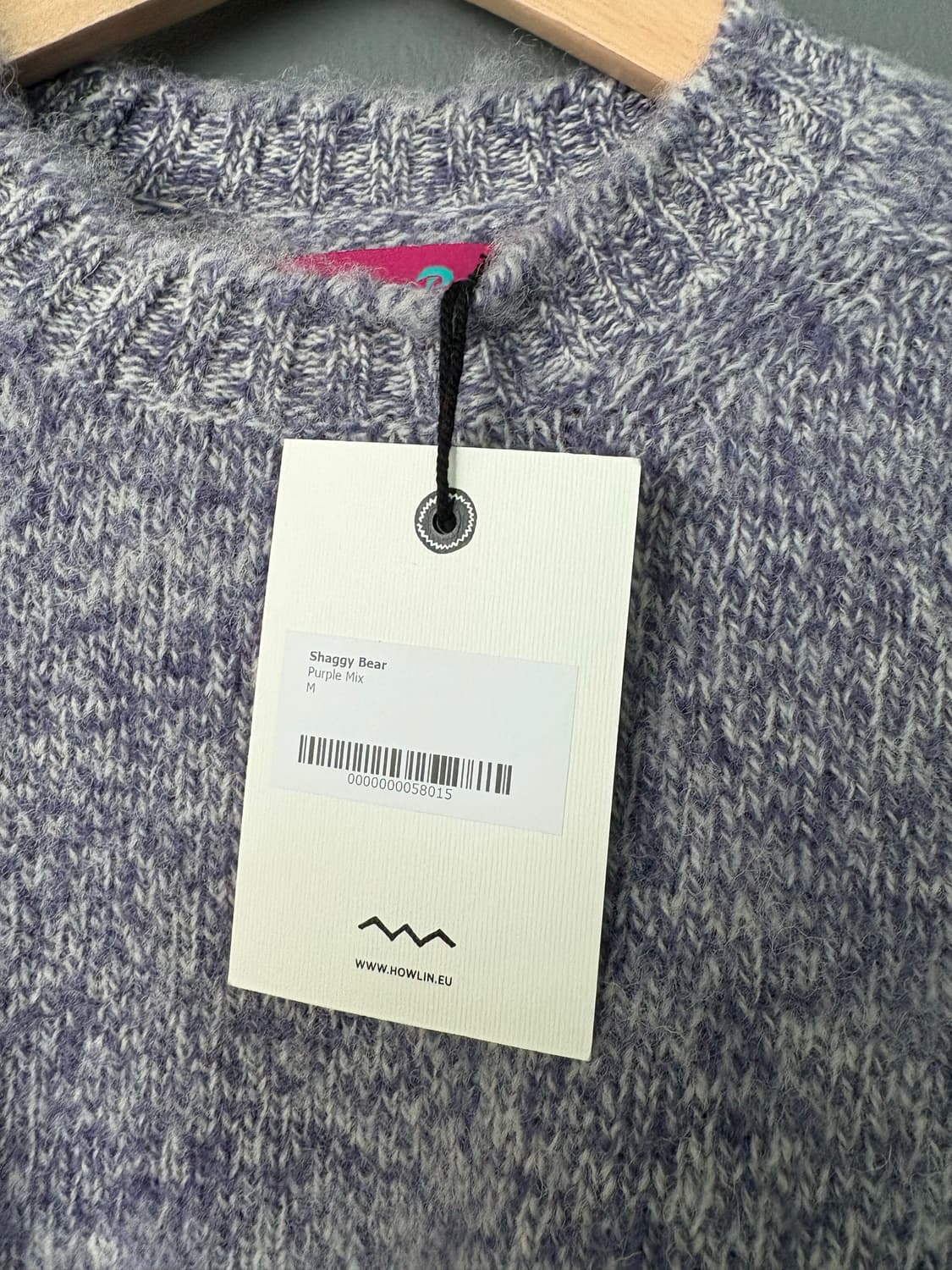 하울린 쉐기독 니트 퍼플믹스 상품이미지2