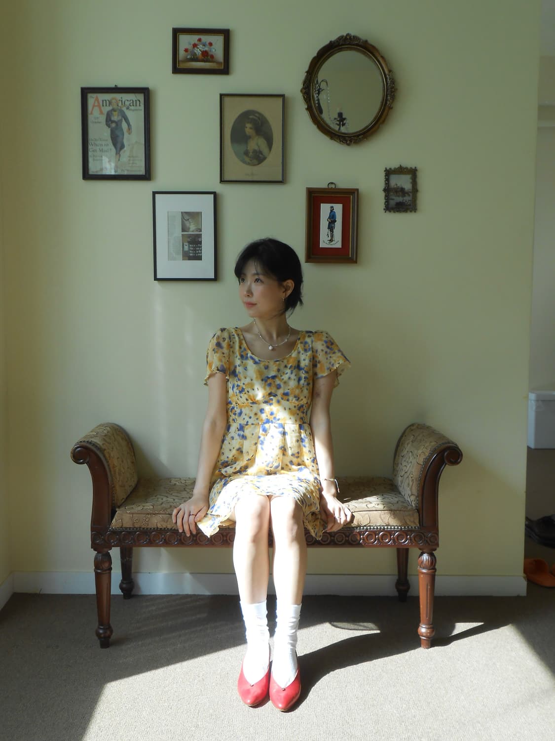 스프링 가든 플레어 원피스 상품이미지3