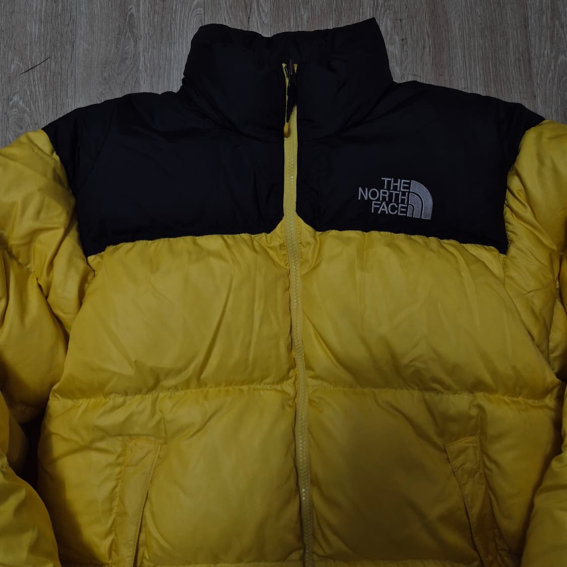 노스페이스 700 구형 눕시 옐로우 구스다운 패딩 점퍼 M(95) 상품이미지2