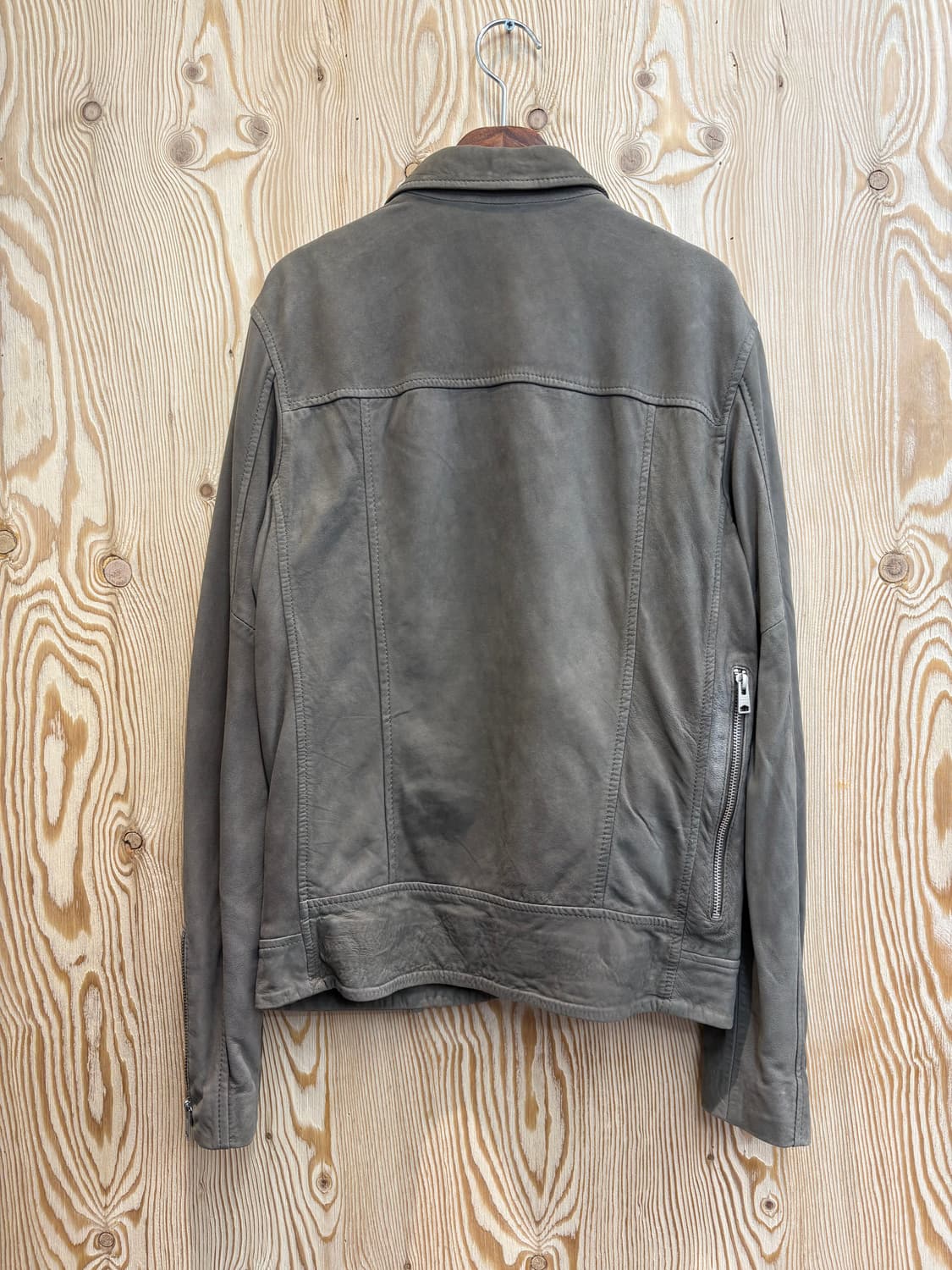 올세인츠 램스킨 밀로 바이커 자켓 상품이미지3