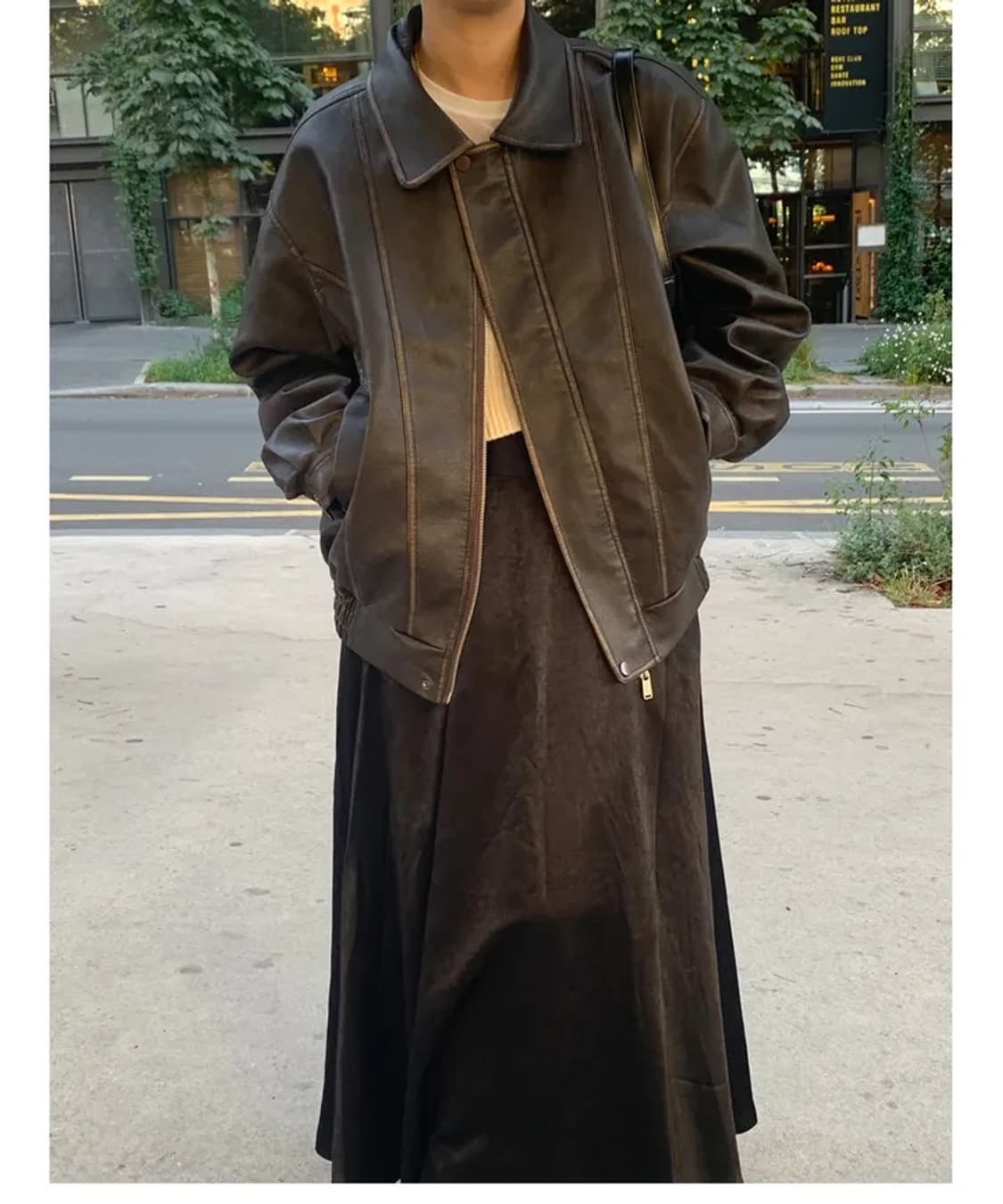 유이니 레더자켓 상품이미지2