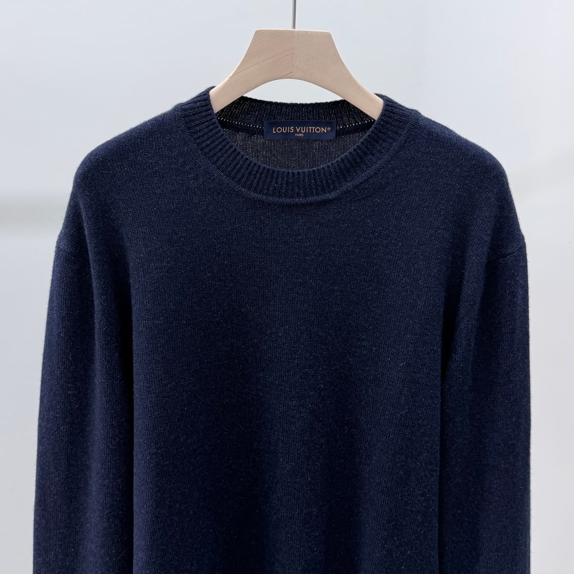 [S+급/XL] 루이비통 모노그램 캐시미어 풀 오버 니트 네이비 상품이미지2