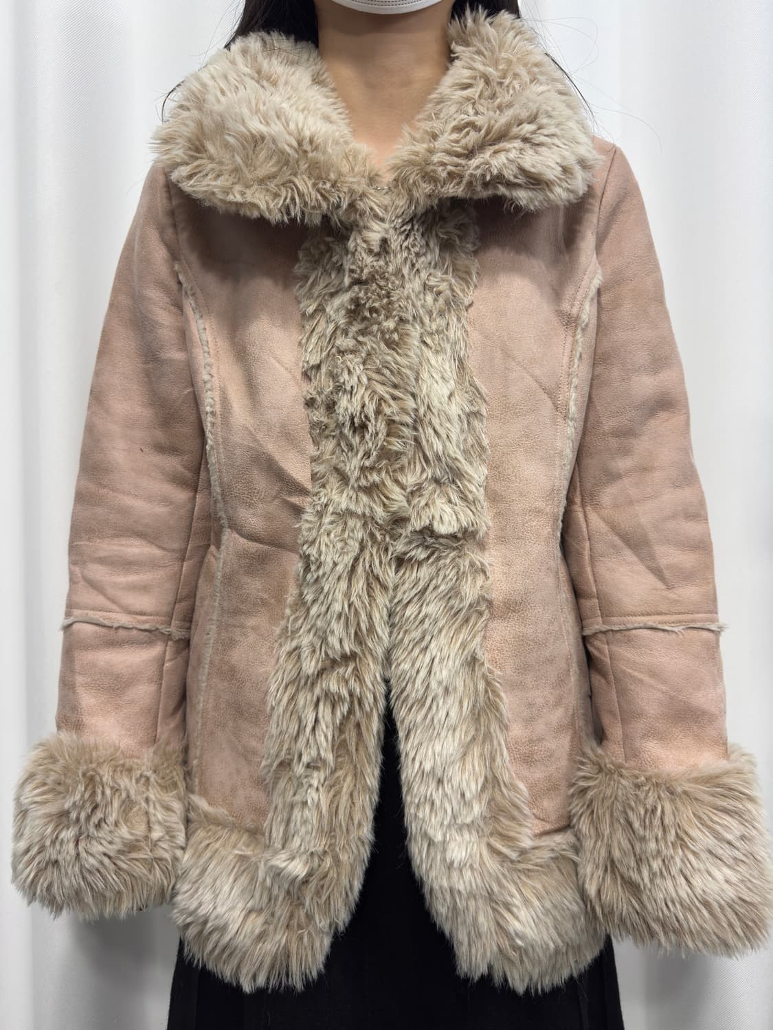 lest rose fur coat 상품이미지1